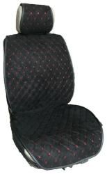ART Set huse scaune fata ART210 super soft Cod: ART210 - Negru cusatura Albastra (250920-5)