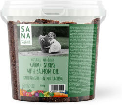 SANADOG Oferta prod. cu termen scurt - SANADOG Recompense Vegane caini - Morcov cu ulei de somon 500g