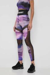 Plein Sport legging lila, női, mintás - lila XS