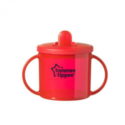 Tommee Tippee Cana Tommee Tippee First Cup, 190 ml, 4 luni + (TT0049-ROSU)