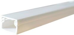 Electrical Tehnology Canal cablu (jgheab) 25 x 25 mm, cu capac, 2 m, alb, PVC ignifugat