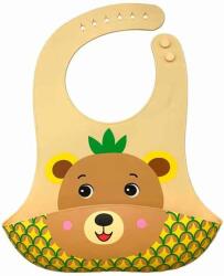 Frootimals Bavetă cu buzunar din silicon Licențiere pentru copii - Bear (FT00014)
