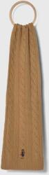 Ralph Lauren gyapjú sál bézs, sima - bézs Univerzális méret - answear - 37 990 Ft