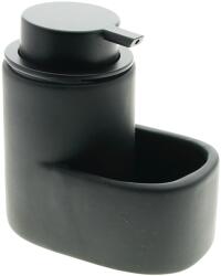 Hit Dozator de săpun lichid cu suport pentru burete Hit - 13.5 cm, negru (23464390)