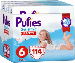 pufies Scutece chilotei Pufies Pants Sensitive 6, 114 buc (3800024035272)
