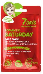 7 Days Mască de față, pregătire pentru întâlnire Romantic Saturday - 7 Days Romantic Saturday 28 g