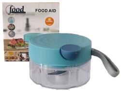 Morello Mini Chopper pentru legume - Ajutor alimentar, portabil, 180 ml, albastru (691015197735)