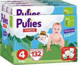 pufies Scutece chiloței Pufies Fashion - Mărimea 4, 132 buc, 9-15 kg, 3 х Maxi Pack (54000198)