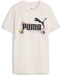 PUMA Tricou copii Puma x Spongebob Squarepants 62221224, 117-128 cm, Roz