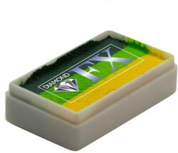 Diamond Fx Vopsea pentru față sau corp, Diamond FX Splitcake Pădure verde, 28 g