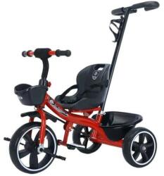 Nbw Tricicleta cu maner de impins pentru copii intre 2 ani si 6 ani, Rosie