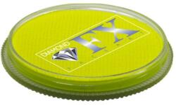 Diamond Fx Vopsea pentru machiaj prostetic și efecte speciale, Diamond FX galben neon, 30 g