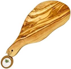 Tocator din lemn de maslin organic, 38*17 cm, forma naturala