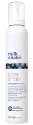 Milk Shake Spuma pentru Par Blond, Gri sau Alb - Milk Shake Silver Shine Whipped Cream, 200 ml