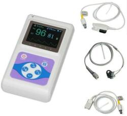 CONTEC Pulsoximetru profesional Contec CMS60D, senzor adulti si senzor neonatal, cablu de extensie