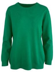 Univers Fashion Pulover tricotat fin, decolteu rotund, verde menta, XL-2XL