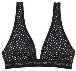 Victoria's Secret Sutien costum de baie Victoria's Secret, Sydney Logo Plunge Swim Top, Negru, XS INTL