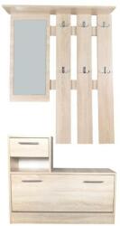 UnicSpot RO Set mobilier hol Filio stejar alb - Unic Spot Ro Garderoba