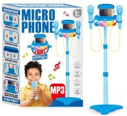 Toys Microfon cu baterii si stativ pentru baieti, 7Toys Instrument muzical de jucarie