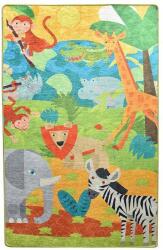 Caerus Capital Covor pentru copii Animals, Multicolor, 100x160cm Covor