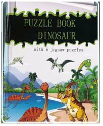 Carte educativa cu 6 puzzle-uri - Lumea Dinozaurilor - 72 piese, 7Toys