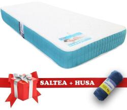 Saltex Saltea Memory Foam Saltex 90x190 cm + Husa cu elastic Saltea