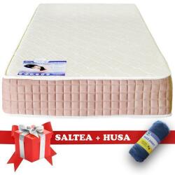 Saltex Saltea SuperOrtopedica Lux Saltex 90x190 cm + Husa cu elastic Saltea