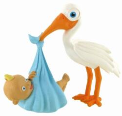 Comansi Figurina Comansi Moments - Stork with Baby Boy