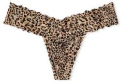 Victoria's Secret Chiloti tanga Victoria's Secret, Lace-up Thong Panty, Animal Print, S Intl
