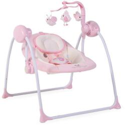 Cangaroo Leagan electric cu conectare la priza Baby Swing+ Pink Sezlong balansoar bebelusi