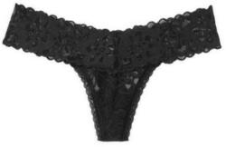 Victoria's Secret Chiloti tanga Victoria's Secret, Lace-up Thong Panty, Negri, S Intl