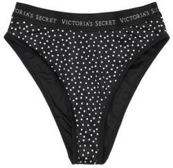 Victoria's Secret Slip de baie Victoria's Secret, Logo High Waist Cheeky Swim Bottom, Negru, M INTL