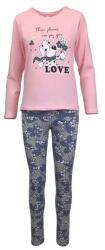 Univers Fashion Pijama dama, Univers Fashion, bluza roz cu imprimeu