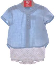 Del Sur Compleu copii Adore camasa si pantaloni, albastru, baieti, 12 luni