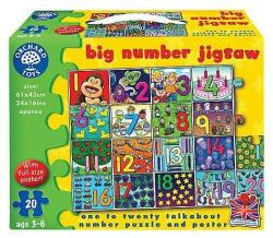  Big Number Jigsaw. Puzzle de podea, Invata numerele Puzzle