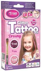  Glitter Tattoo Kit: Dreamy. Tatuaje cu sclipici: visator