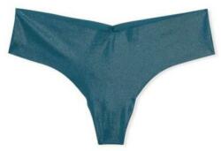 Victoria's Secret Chiloti tanga Victoria's Secret, No-show Shimmer Thong Panty, Albastru, M Intl