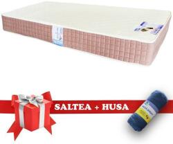 Saltex Saltea SuperOrtopedica Lux Saltex 90x200 cm + Husa cu elastic Saltea