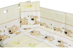 Nichiduta Lenjerie patut cu 5 piese Puppy Beige