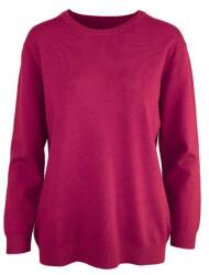 Univers Fashion Pulover tricotat fin, decolteu rotund, roz fandango, XL-2XL