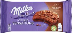 Milka középen puha kakaós keksz, alpesi tej felhasználásával készült tejcsokoládé darabkákkal 156 g - online