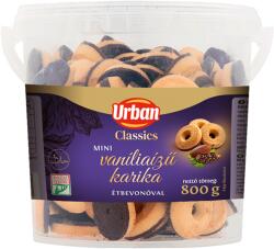 Urbán & Urbán Classics mini vaníliaízű karika étbevonóval 800 g