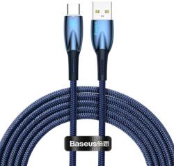 Baseus Cablu Date Baseus USB-A - USB-C Glimmer Series 100W 2m Albastru