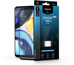 Motorola Moto G22 edzett üveg képernyővédő fólia - MyScreen Protector Diamond Glass Lite Edge2.5D Full Glue - fekete