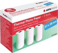 Agfa Agfaphoto Pocket Printer és Realikids Instant Nyomtató Papír 3x tekercsben (ATP3WH)