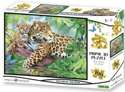 Prime 3D PUZZLE - Jaguars by the pool 100 buc (SK46PR-10527)