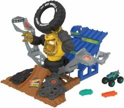 Mattel Hot Wheels® Monster Trucks Mega-Wrex vs Crushzilla în arenă (25HPN71)