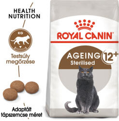 Royal Canin Ageing Sterilised 12+ | Ivartalanított idős macska száraz táp (2 x 4 kg) 8 kg