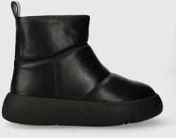 Vagabond Shoemakers bőr cipő AYLIN fekete, női, téliesített, platformos, 5636.101. 20 - fekete Női 38