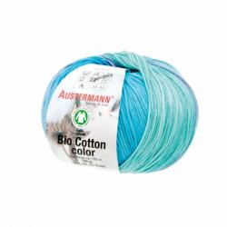 Austermann Fir textil organic Austermann, Bio Cotton Color 103 pentru tricotat si crosetat, 100% bumbac organic, Albastru, 180 m (98300-103) - cusutsibrodat